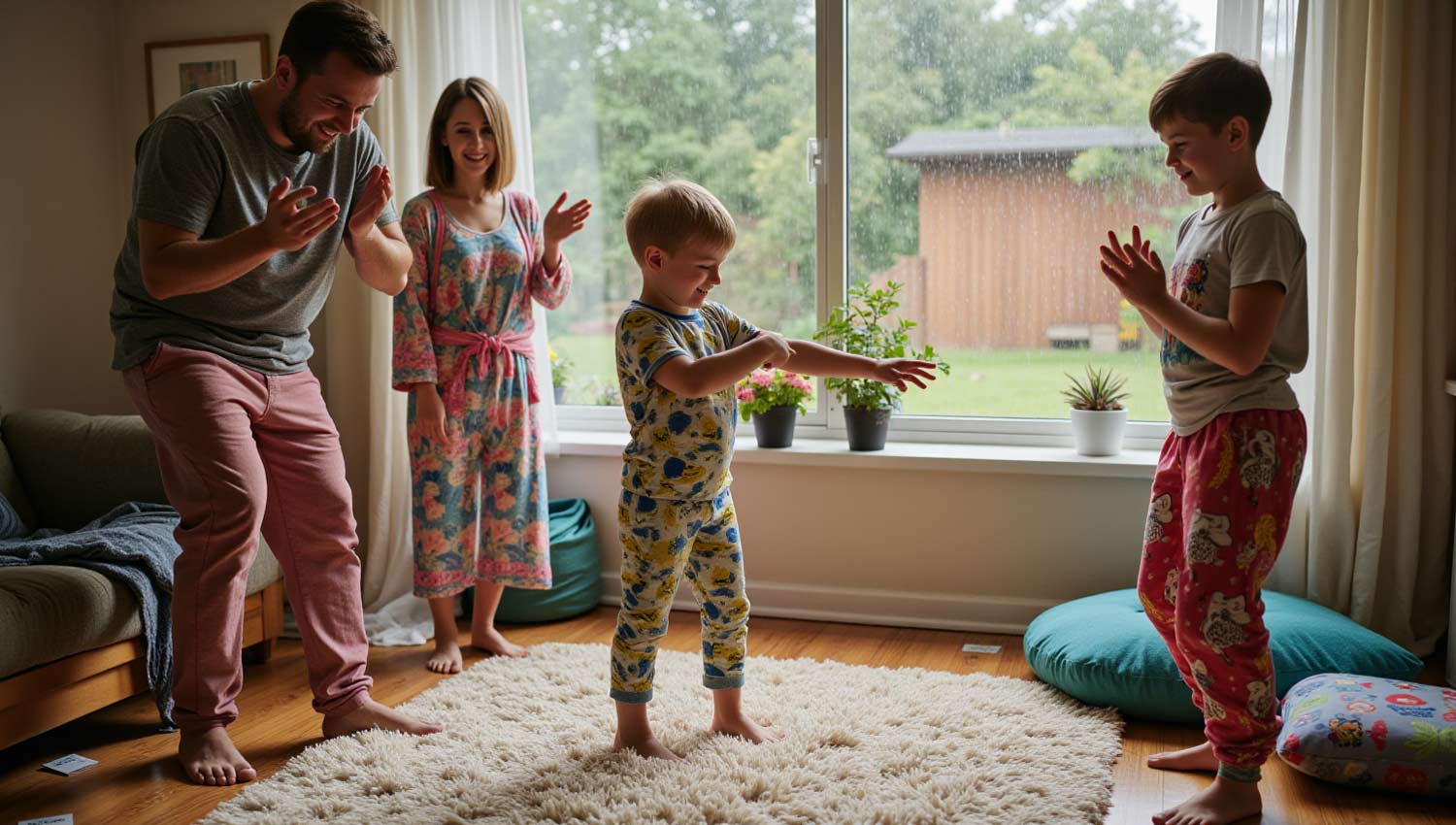 Rainy Day Charades: Keep Kids Busy Indoors (No Screens Needed)